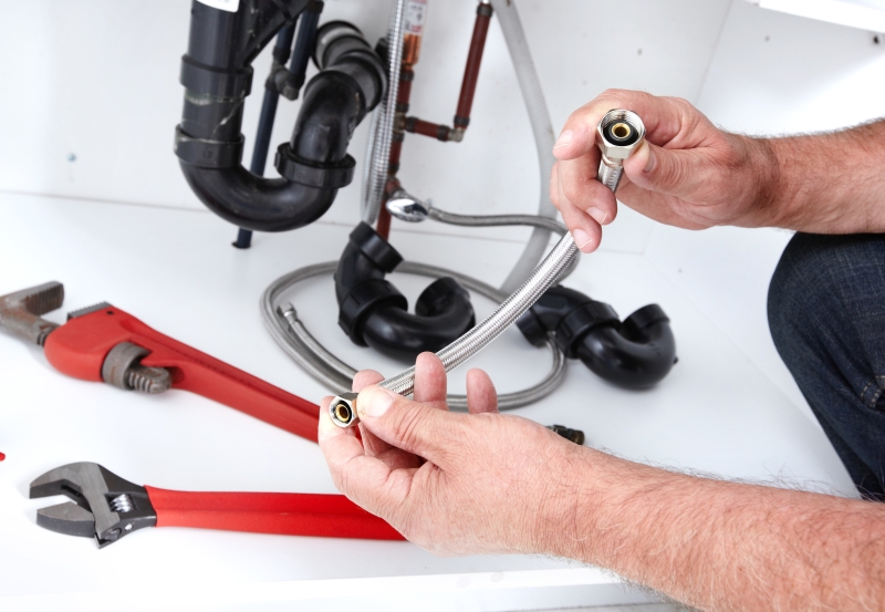 Toilet repair being carried out in Hampton Hill